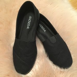 Soda black shoes
